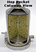 Cutaway view of how the Hop Rocket works