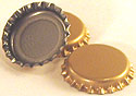 Bottling cap in gold (item#7550)