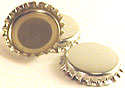 Bottling cap in silver (item#7558)
