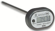 Digital Thermometer - 40-300 degrees (item #6625)
