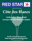 Wine Yeast - Red Star Cote Des Blancs (item #5406)